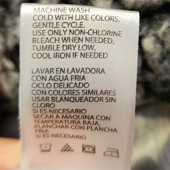 Weatherproof Vintage Cozy Gray Fuzzy Pullover Womens Medium - Picture 11 of 11